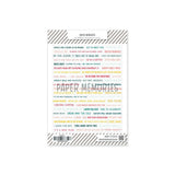 Word Stickers Winter Memories