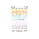 Word stickers Spring Memories Easter Joy