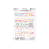 Word stickers Spring Memories Farmers Market