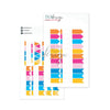 Writable Journaling Stickers Three Little Words