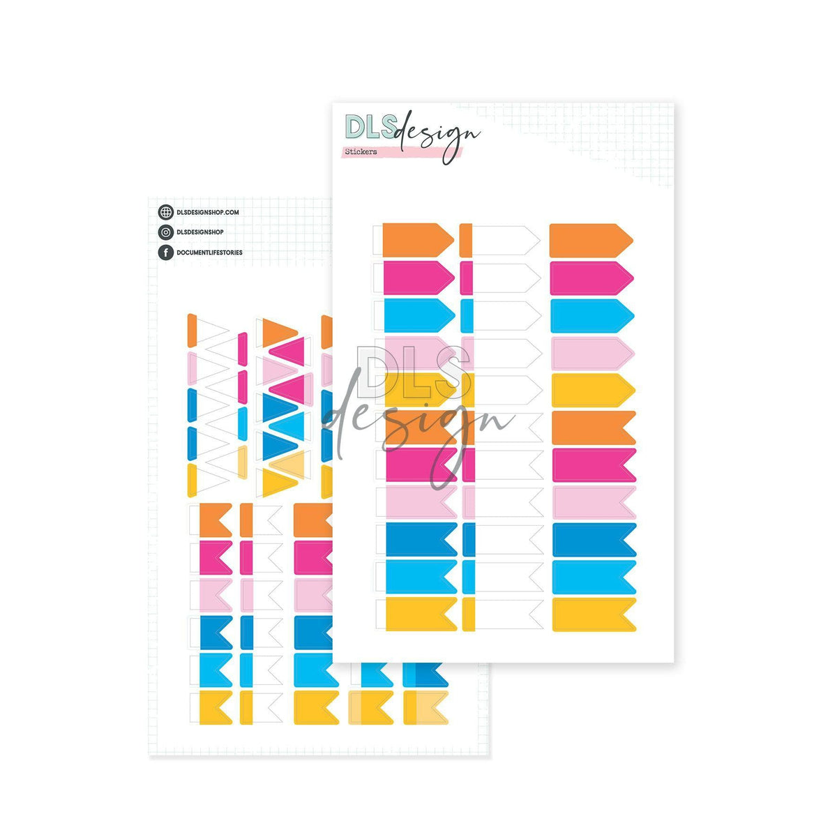 Writable Journaling Stickers Three Little Words