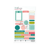 Writable Shape Stickers December Stories Journaling