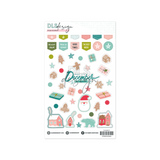 Writable Shape Stickers December Stories