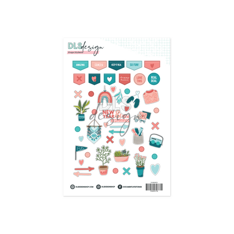 Writable Shape Stickers Journey