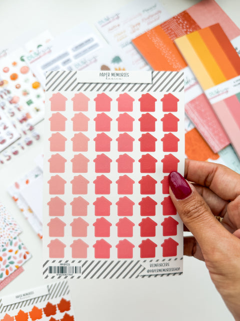 Vinyl Reinforcers Coral Houses